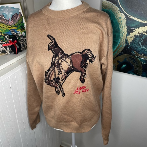 NEW Lana Del Rey Stagecoach 2025 Crewneck Sweater - Picture 1 of 5